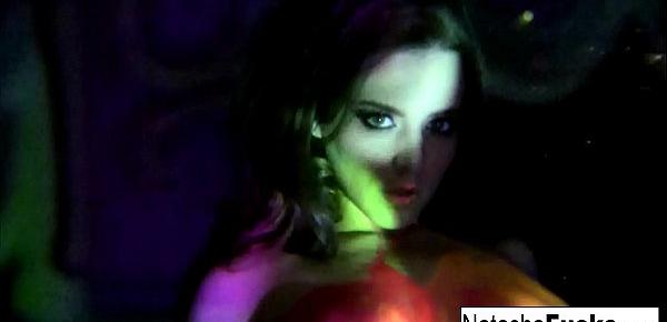  Busty Natasha Shoots A Fun And Sexy Black Light video